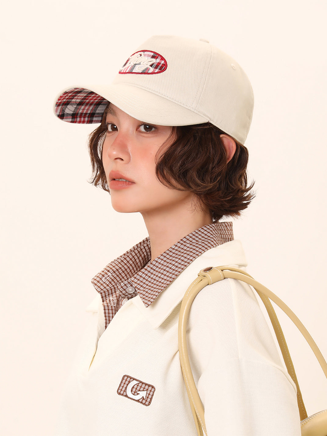 IIING | PlaidPop Curved Brim Baseball Cap - PSYLOS 1, IIING | PlaidPop Curved Brim Baseball Cap, Accessories, IIING, PSYLOS 1